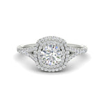 Load image into Gallery viewer, round-cut-spalit-band-double-halo-diamond-engagement-ring-in-FD11142RORANGLE3-NL-WG
