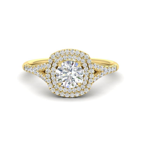 round-cut-spalit-band-double-halo-diamond-engagement-ring-in-FD11142RORANGLE3-NL-YG