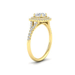 Load image into Gallery viewer, round-cut-spalit-band-double-halo-diamond-engagement-ring-in-FD11142RORANGLE3-NL-YG
