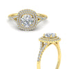 Load image into Gallery viewer, round-cut-spalit-band-double-halo-diamond-engagement-ring-in-FD11142RORANGLE3-NL-YG