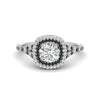 Load image into Gallery viewer, round-cut-spalit-band-double-halo-diamond-engagement-ring-with-black-diamond-in-FD11142RORGBLACKANGLE3-NL-WG