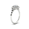Load image into Gallery viewer, round-cut-spalit-band-double-halo-diamond-engagement-ring-with-black-diamond-in-FD11142RORGBLACKANGLE3-NL-WG