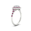 Load image into Gallery viewer, round-cut-spalit-band-double-halo-diamond-engagement-ring-with-pink-sapphire-in-FD11142RORGSADRPIANGLE3-NL-WG