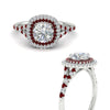 Load image into Gallery viewer, round-cut-spalit-band-double-halo-diamond-engagement-ring-with-ruby-in-FD11142RORGRUDRANGLE3-NL-WG