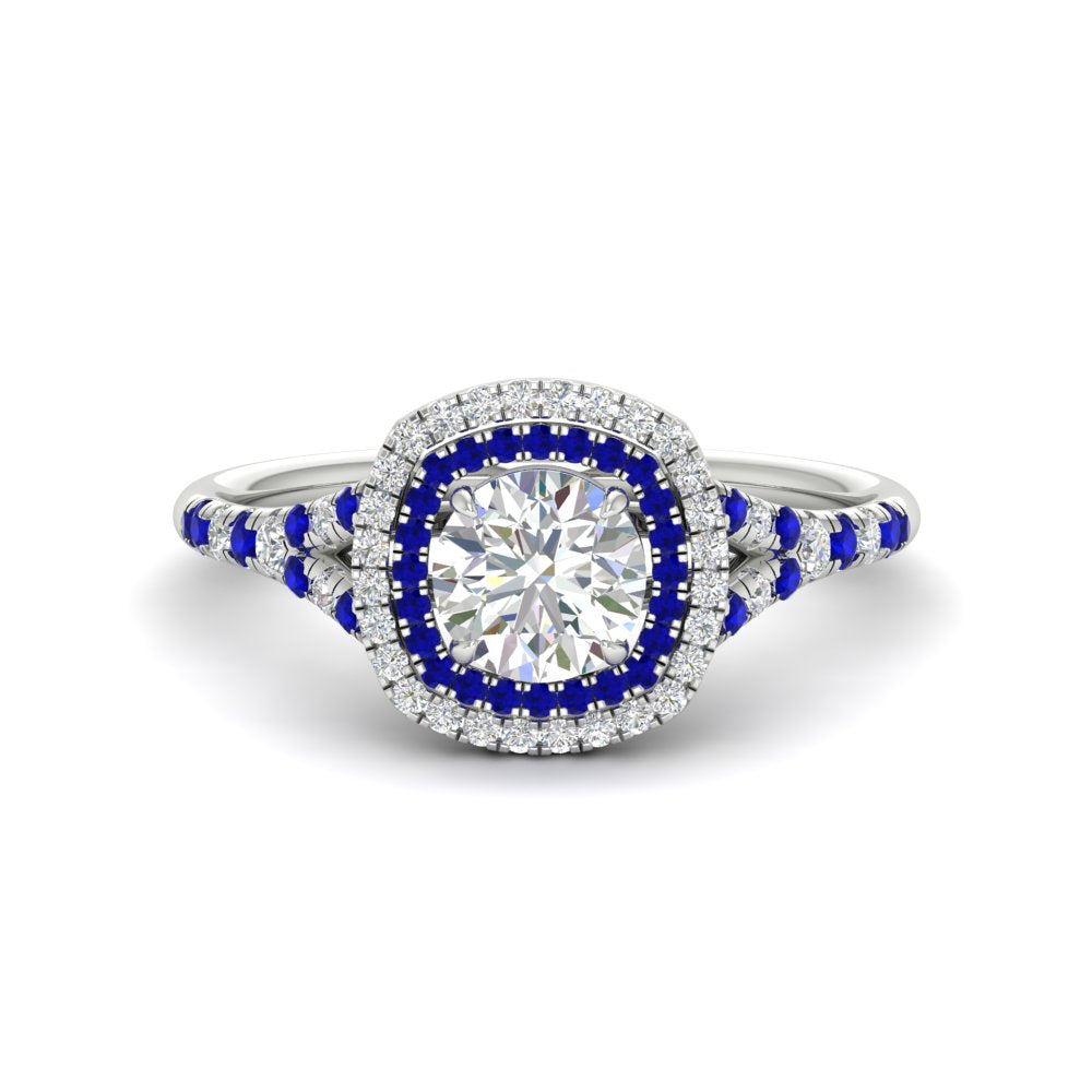 round-cut-spalit-band-double-halo-diamond-engagement-ring-with-sapphire-in-FD11142RORGSABLANGLE3-NL-WG