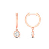 Load image into Gallery viewer, round-cut-stone-drop-diamond-hoops-in-rose-gold-fdear11662angle3-nl-rg.jpg?v=1776939666