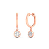 Load image into Gallery viewer, round-cut-stone-drop-diamond-hoops-in-rose-gold-fdear11662angle4-nl-rg.jpg?v=1776939666