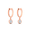 Load image into Gallery viewer, round-cut-stone-drop-diamond-hoops-in-rose-gold-fdear11662angle5-nl-rg.jpg?v=1776939666
