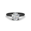 Load image into Gallery viewer, round-cut-stunning-solitaire-diamond-ring-in-black-gold-FD11296ROR-NL-BG