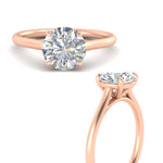 Load image into Gallery viewer, round-cut-stunning-solitaire-diamond-ring-in-rose-gold-FD11296RORANGLE3-NL-RG