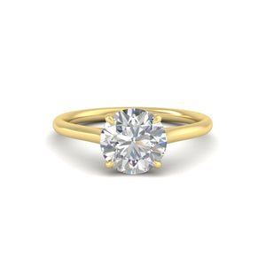 Comfort Fit Solitaire Engagement Ring