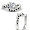 Load image into Gallery viewer, round-cut-swirl-black-diamond-wedding-band-set-in-white-gold-fdens7806rogblackangle3-nl-wg_9d4055c2-ae11-4229-af17-9b5f17907913.jpg?v=1759906372