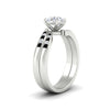 Load image into Gallery viewer, round-cut-swirl-channel-diamond-bridal-set-with-black-diamond-in-white-gold-FDENS4028ROGBLACK-NL-WG.jpg