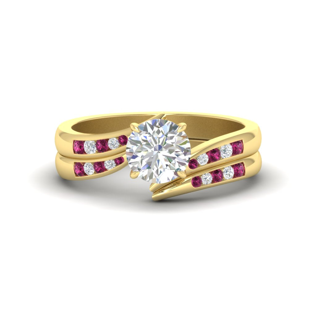 round-cut-swirl-channel-diamond-bridal-set-with-pink-sapphire-in-yellow-gold-FDENS4028ROGSADRPI-NL-YG.jpg