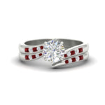 Load image into Gallery viewer, round-cut-swirl-channel-diamond-bridal-set-with-ruby-in-white-gold-FDENS4028ROGRUDR-NL-WG.jpg
