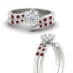 Load image into Gallery viewer, round-cut-swirl-channel-diamond-bridal-set-with-ruby-in-white-gold-FDENS4028ROGRUDR-NL-WG.jpg
