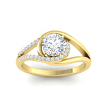 Load image into Gallery viewer, Swirl Split Diamond Ring For Women
