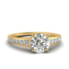 Load image into Gallery viewer, round-cut-swirl-engraved-channel-accent-diamond-engagement-ring-in-FD122866ROR-NL-YG