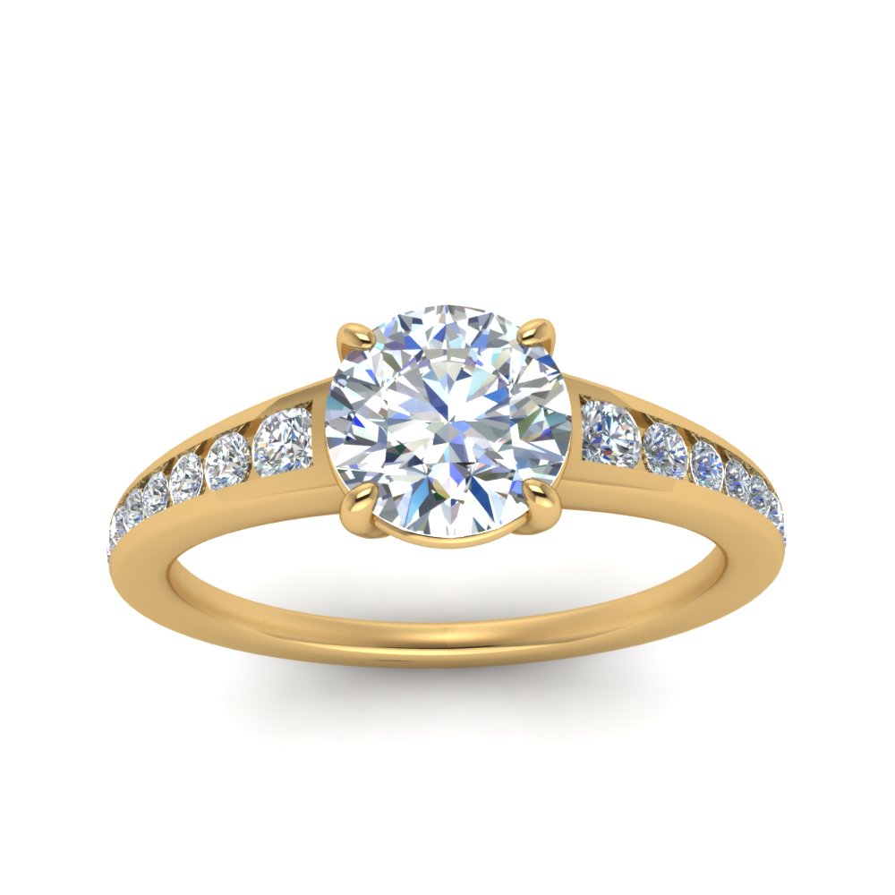 round-cut-swirl-engraved-channel-accent-diamond-engagement-ring-in-FD122866ROR-NL-YG