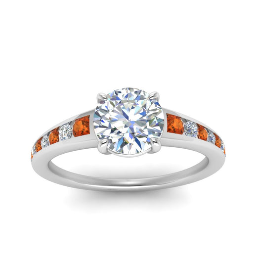 round-cut-swirl-engraved-channel-accent-diamond-engagement-ring-with-orange-sapphire-in-FD122866RORGSAOR-NL-WG