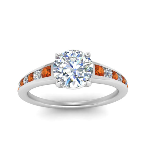 round-cut-swirl-engraved-channel-accent-diamond-engagement-ring-with-orange-sapphire-in-FD122866RORGSAOR-NL-WG