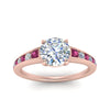 Load image into Gallery viewer, round-cut-swirl-engraved-channel-accent-diamond-engagement-ring-with-pink-sapphire-in-FD122866RORGSADRPI-NL-RG