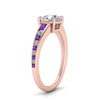 Load image into Gallery viewer, round-cut-swirl-engraved-channel-accent-diamond-engagement-ring-with-purple-topaz-in-FD122866RORGVITO-NL-RG