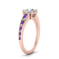 Thumbnail 24 - round-cut-swirl-engraved-channel-accent-diamond-engagement-ring-with-purple-topaz-in-FD122866RORGVITO-NL-RG