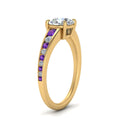 Thumbnail 78 - round-cut-swirl-engraved-channel-accent-diamond-engagement-ring-with-purple-topaz-in-FD122866RORGVITO-NL-YG
