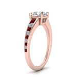 Load image into Gallery viewer, round-cut-swirl-engraved-channel-accent-diamond-engagement-ring-with-ruby-in-FD122866RORGRUDR-NL-RG

