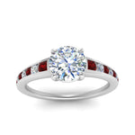 Load image into Gallery viewer, round-cut-swirl-engraved-channel-accent-diamond-engagement-ring-with-ruby-in-FD122866RORGRUDR-NL-WG
