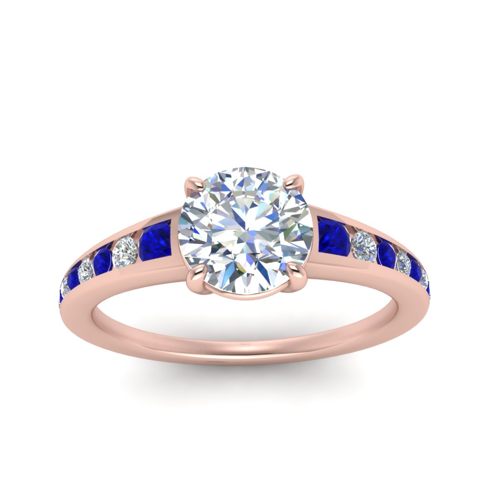 round-cut-swirl-engraved-channel-accent-diamond-engagement-ring-with-sapphire-in-FD122866RORGSABL-NL-RG