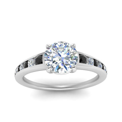 round-cut-swirl-engraved-channel-accent-engagement-ring-with-black-diamond-in-FD122866RORGBLACK-NL-WG