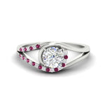 Load image into Gallery viewer, Swirl Split Diamond Ring For Women
