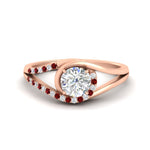 Load image into Gallery viewer, Swirl Split Diamond Ring For Women
