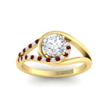 Load image into Gallery viewer, Swirl Split Diamond Ring For Women
