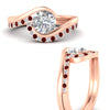 Load image into Gallery viewer, round-cut-swirl-ruby-wedding-band-set-in-rose-gold-fdens7806rogrudrangle3-nl-rg_30be90cf-e19c-4763-a72a-ae8b6a31d94a.jpg?v=1759906372