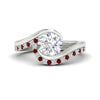 Load image into Gallery viewer, round-cut-swirl-ruby-wedding-band-set-in-white-gold-fdens7806rogrudr-nl-wg_6a76d638-14b1-4c25-940c-f5d076dbc3db.jpg?v=1759906372