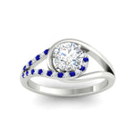 Load image into Gallery viewer, Swirl Split Diamond Ring For Women
