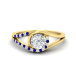 Load image into Gallery viewer, Swirl Split Diamond Ring For Women

