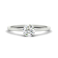 Thumbnail 2 - round-cut-thin-band-solitaire-diamond-ring-in-white-gold-fdens9358