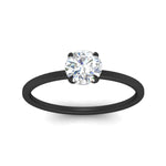 Load image into Gallery viewer, round-cut-thin-classic-solitaire-engagement-ring-in-black-gold-fdens9358rorangle5-nl-bg
