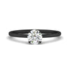 Load image into Gallery viewer, round-cut-thin-classic-solitaire-engagement-ring-in-black-gold-fdens9358rorsleep-nl-bg