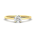Load image into Gallery viewer, round-cut-thin-classic-solitaire-engagement-ring-in-yellow-gold-fdens9358rorsleep-nl-yg
