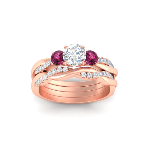 round-cut-three-stone-twisted-pink-sapphire-wedding-band-in-rose-gold-fdens3301rogsadrpiangle5-nl-rg.jpg