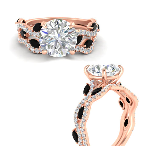 round-cut-twisted-curved-shank-black-diamond-bridal-set-in-rose-gold-fdens11656rogblackangle3-nl-rg.jpg