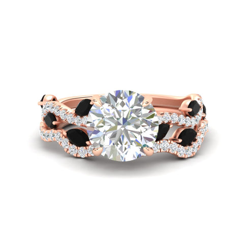 round-cut-twisted-curved-shank-black-diamond-bridal-set-in-rose-gold-fdens11656rogblacksleep-nl-rg.jpg