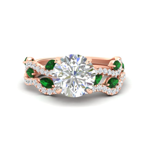 round-cut-twisted-curved-shank-emerald-bridal-set-in-rose-gold-fdens11656rogemgrsleep-nl-rg.jpg