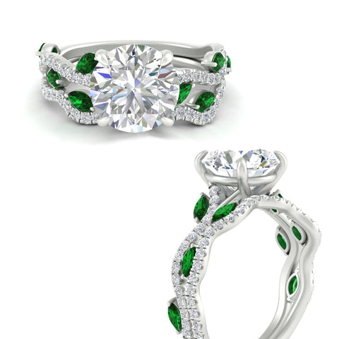 round-cut-twisted-curved-shank-emerald-bridal-set-in-white-gold-fdens11656rogemgrangle3-nl-wg.jpg