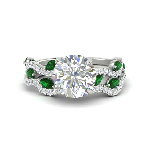 round-cut-twisted-curved-shank-emerald-bridal-set-in-white-gold-fdens11656rogemgrsleep-nl-wg.jpg